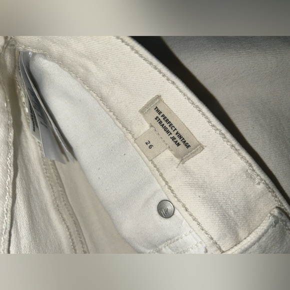 Madewell The Perfect Vintage Straight Jean in Vintage Canvas Wash - Picture 4 of 6